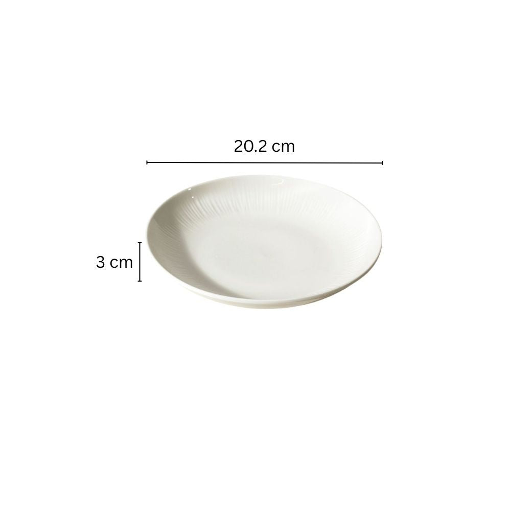 Talia Pasta Plate - Ivory