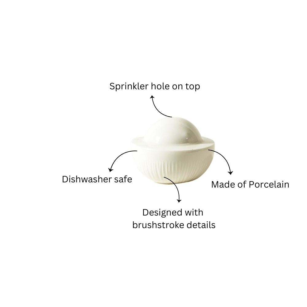 Talia Pepper Shaker - Ivory