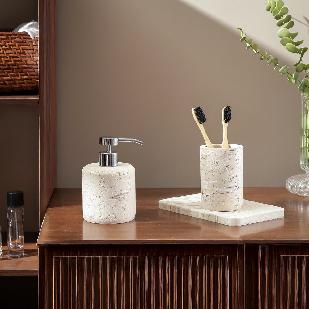 Talon 3-piece Bathroom Set - Stone Blush
