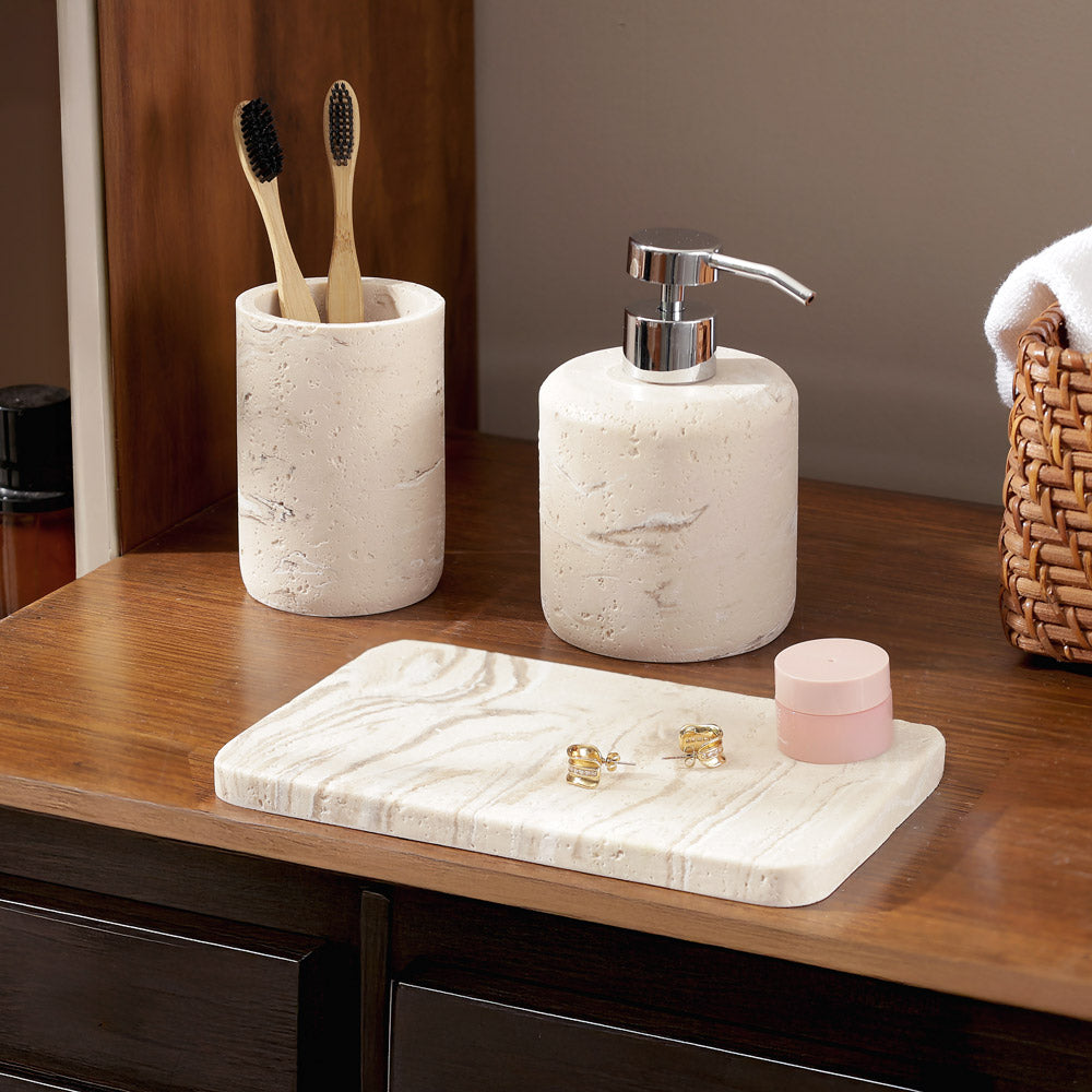 Talon 3-piece Bathroom Set - Stone Blush