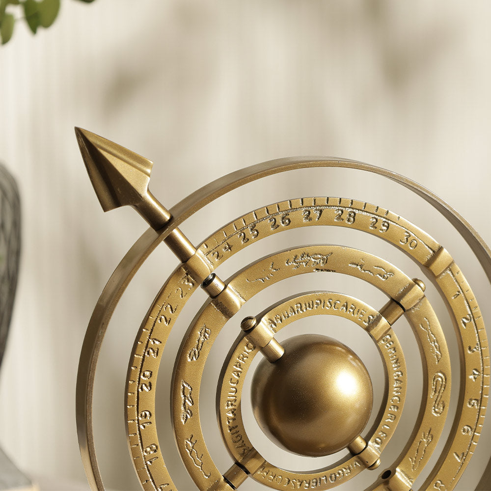 Target Arrow Sculpture - Gold