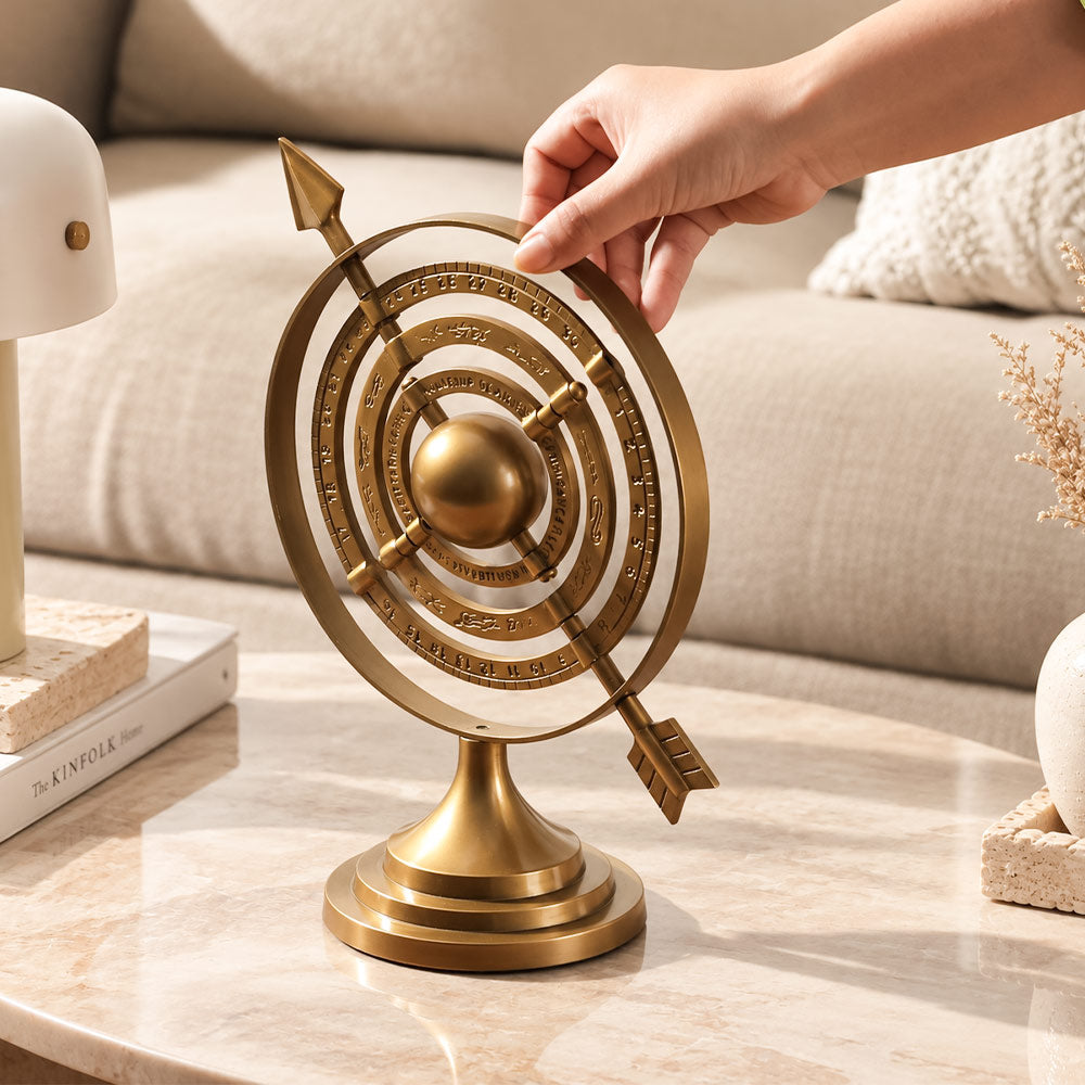 Target Arrow Sculpture - Gold