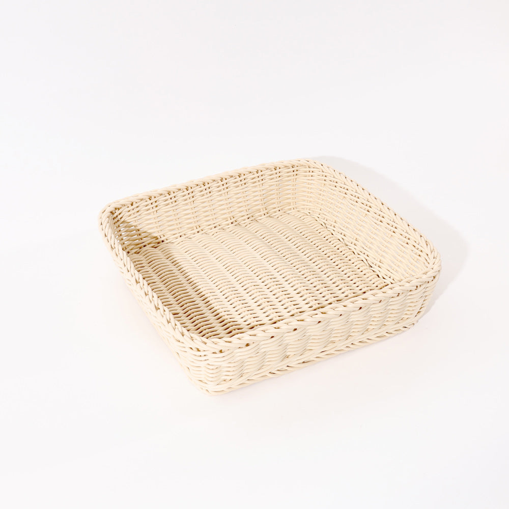 Tate Square Basket Medium - Ivory
