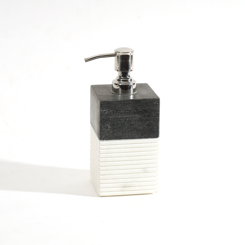 Tazo Marble Soap Dispenser - Black White