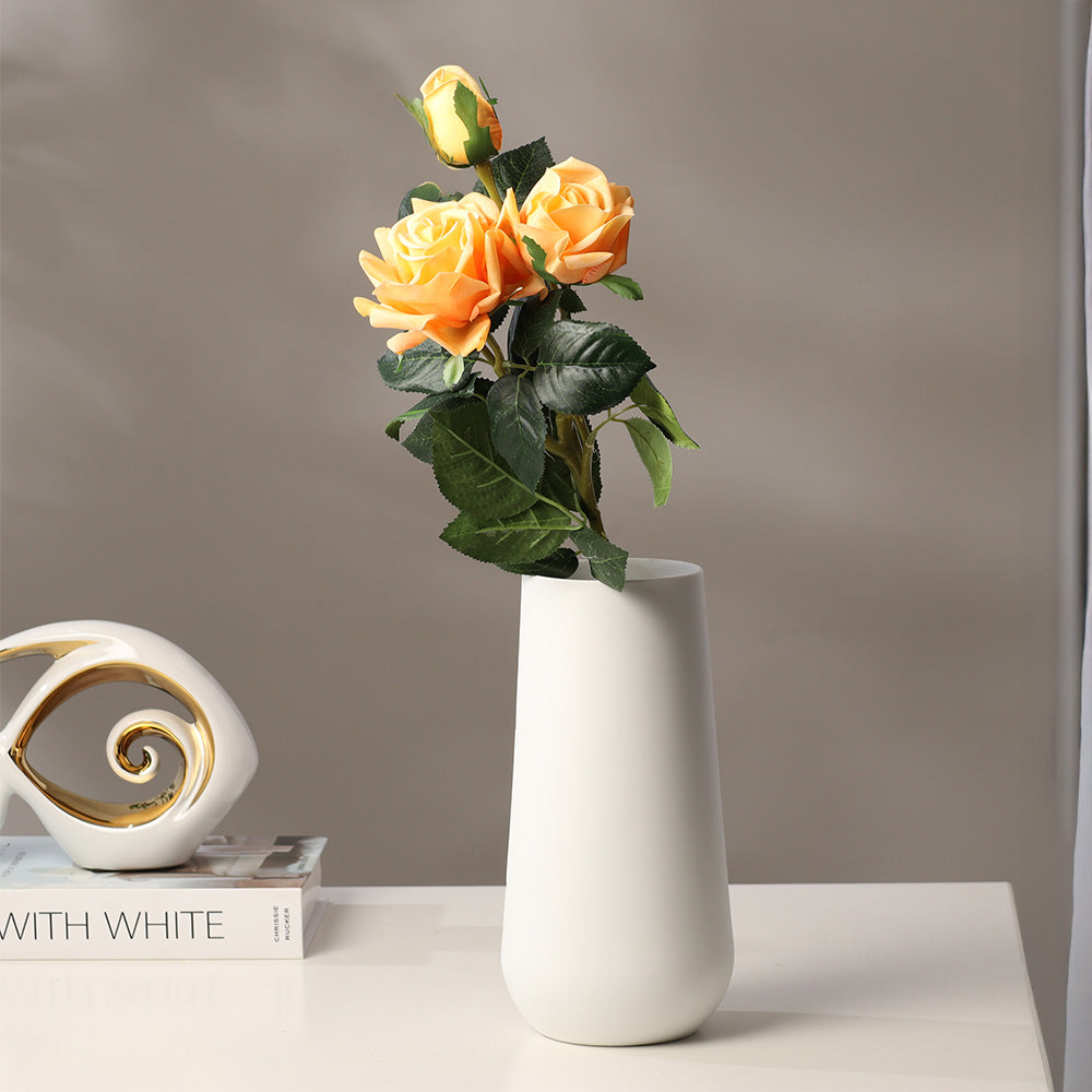 Tea Rose Faux Stem - Sunrise Yellow