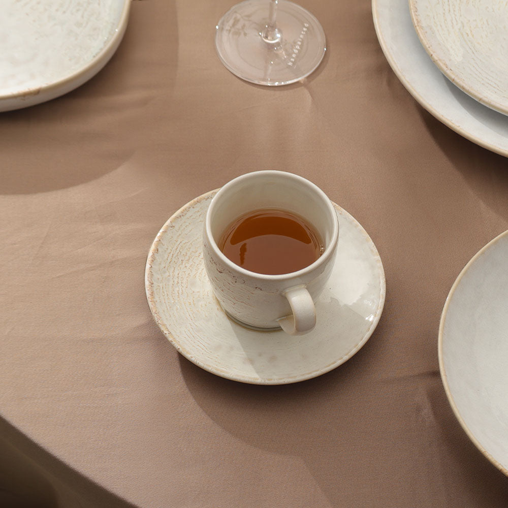 Terra Cup and Saucer Set - Blue Eye Gold