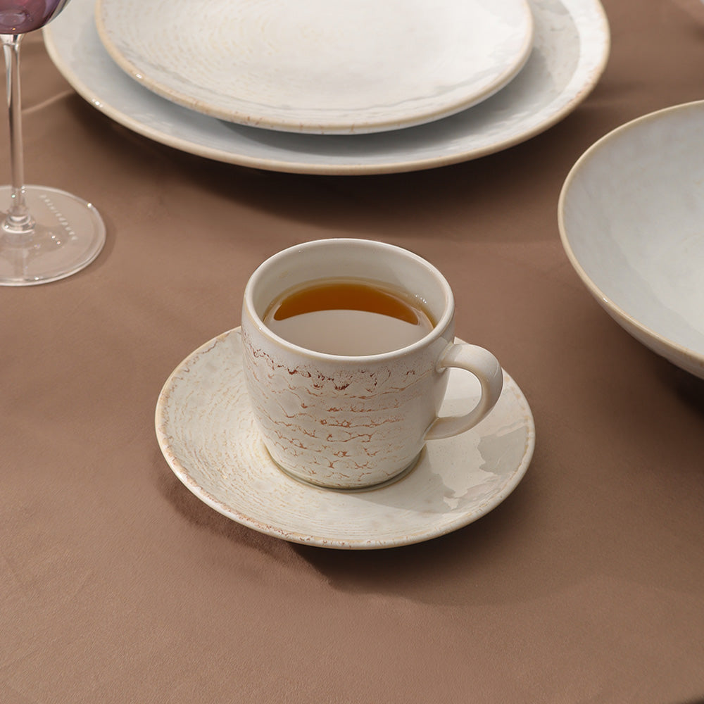 Terra Cup and Saucer Set - Blue Eye Gold
