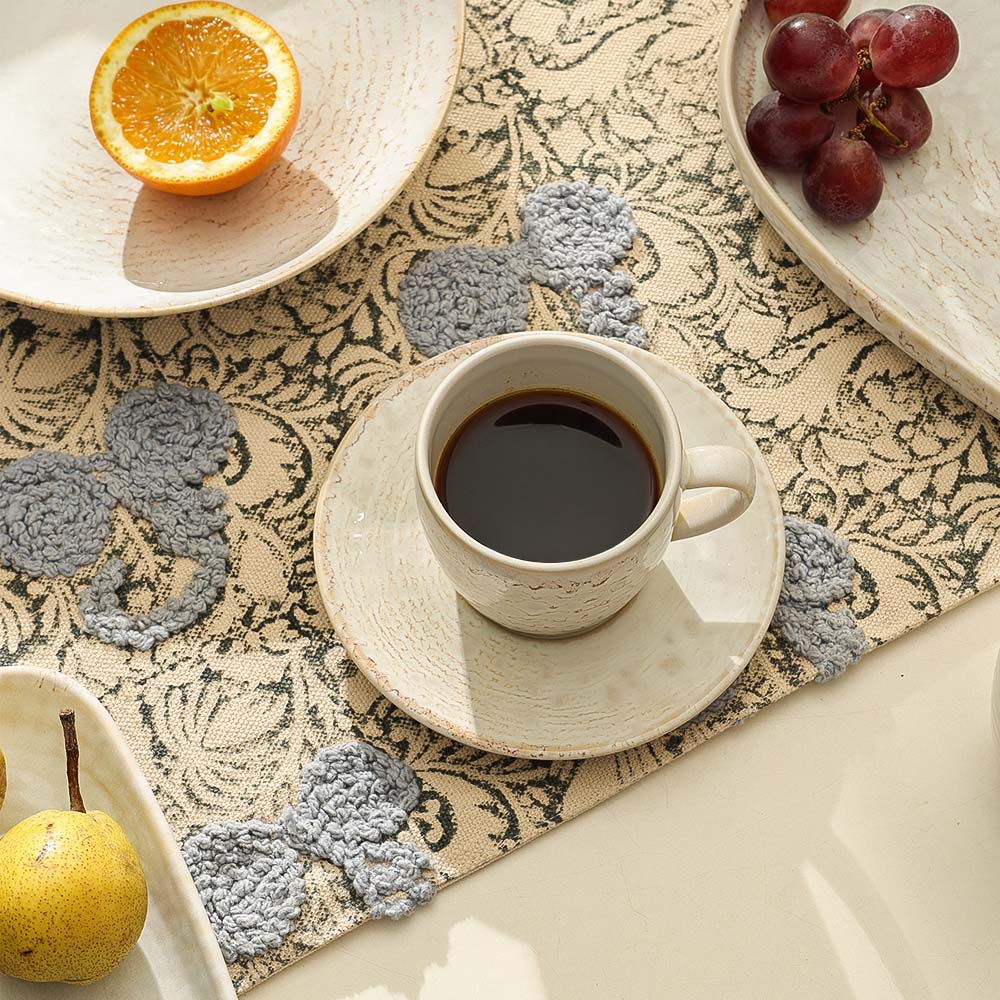 Terra Cup and Saucer Set - Blue Eye Gold