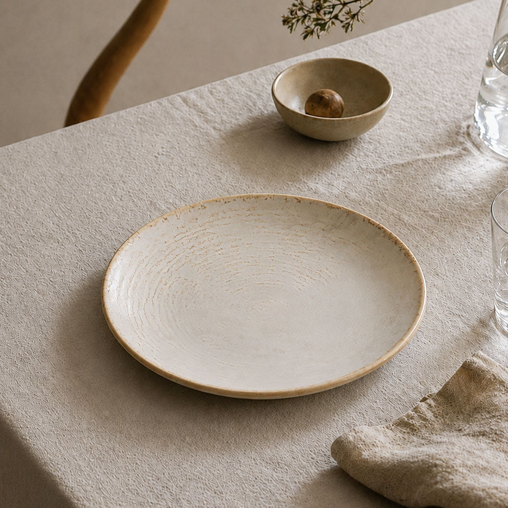 Terra Quarter Plate - Blue Eye Gold