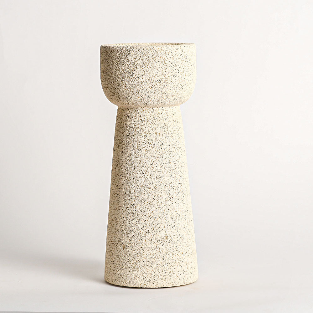 Terra Aerocrete Candlestand Large - Beige