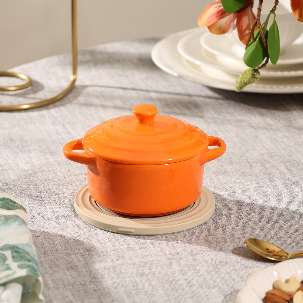 Therma Ceramic Serving Pot Small - Orange