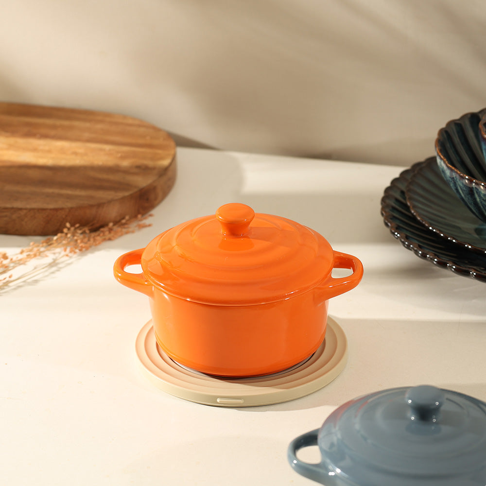 Therma Ceramic Serving Pot Small - Orange