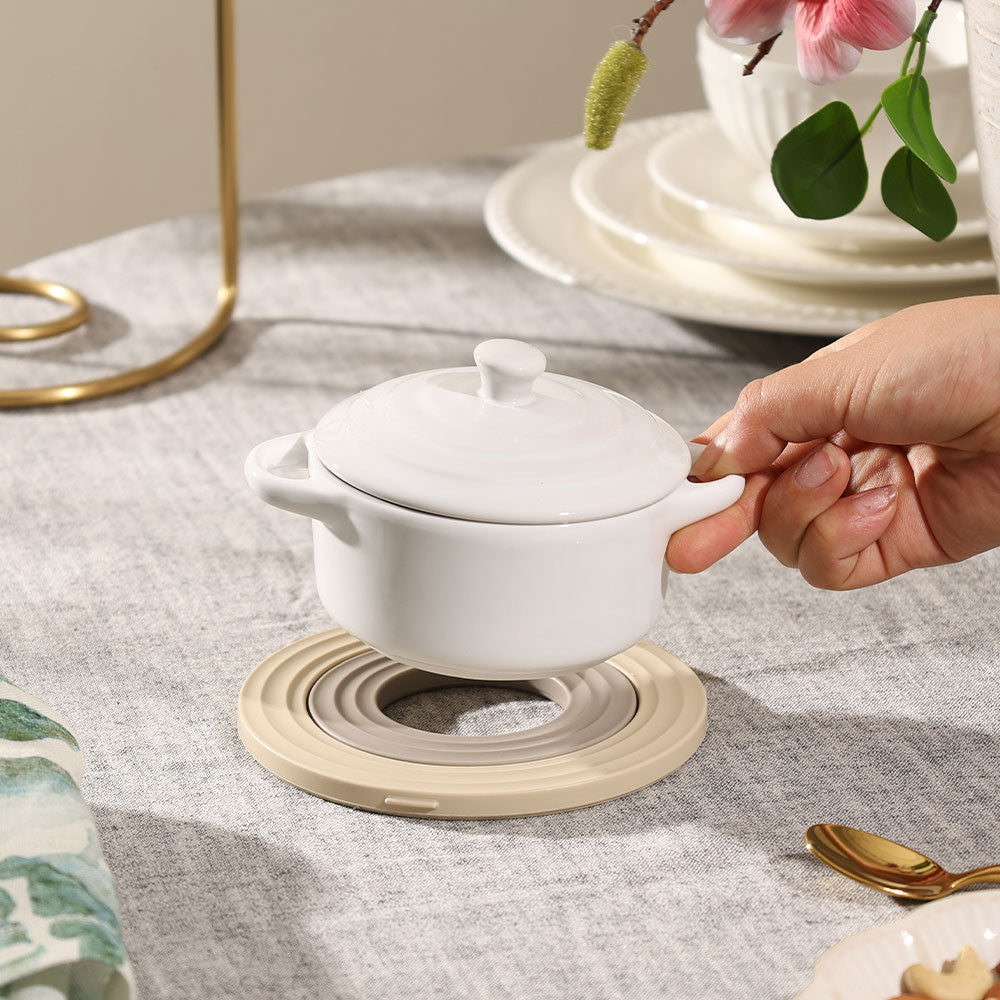 Therma Ceramic Serving Pot Small - White