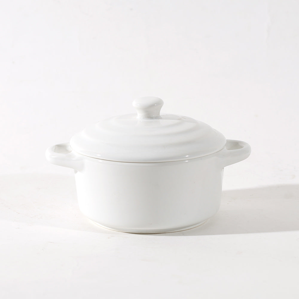 Therma Ceramic Serving Pot Small - White