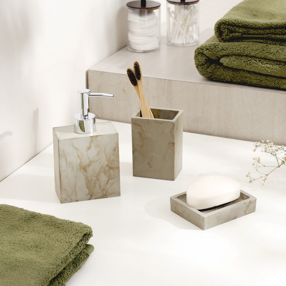 Thorne 3-piece Bathroom Set - Earth Brown