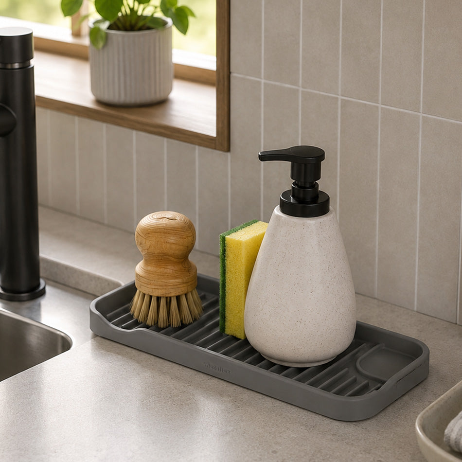 Tidy-Mat Sink Organizer - Grey