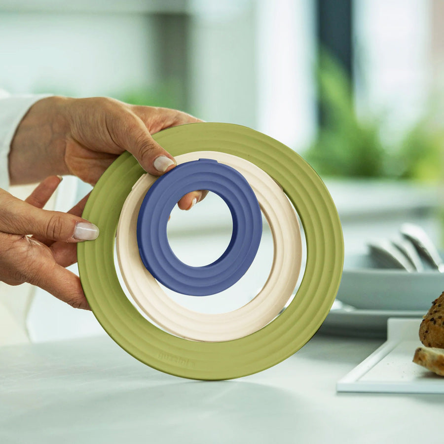 Tierra 3-in-1 Ring Trivets - Avocado Green