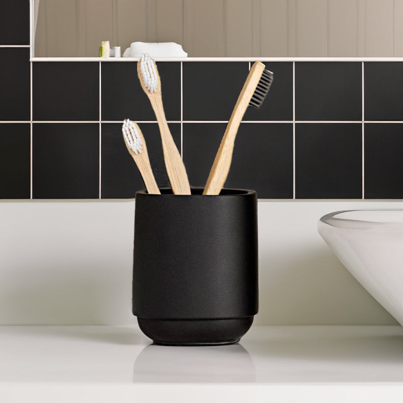 Zone Denmark Time Toothbrush Tumbler - Black