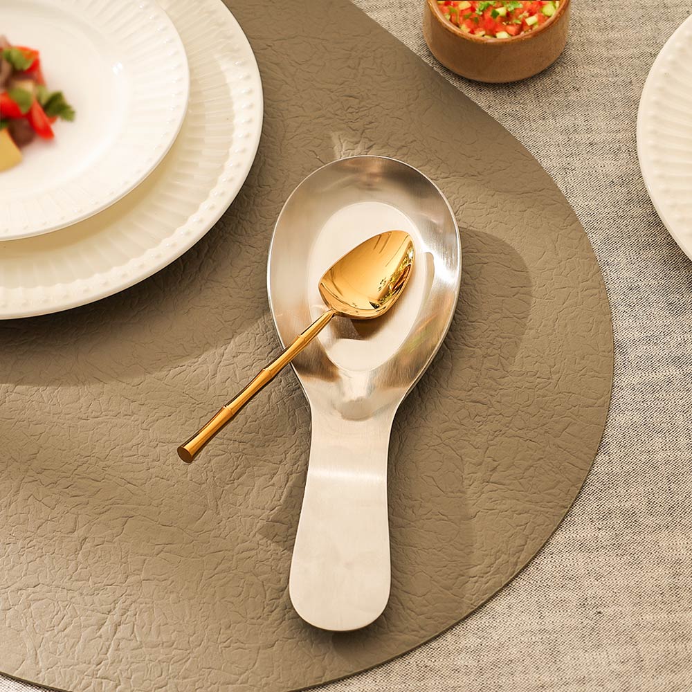 Torres Spoon Rest - Matte Silver