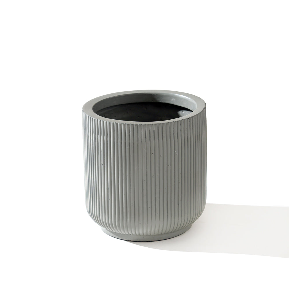Toro Barrel Planter Small - Dark Grey