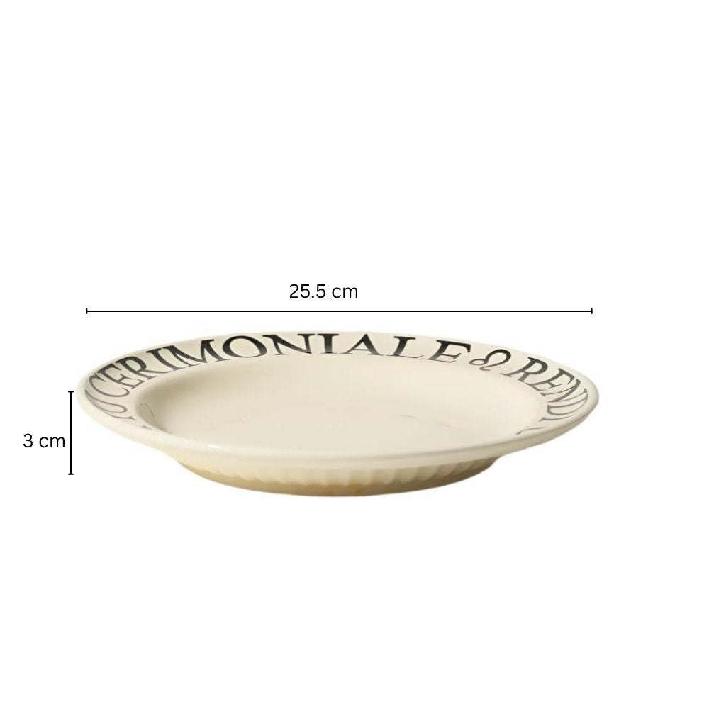 Tosca Pasta Plate Medium - Cream