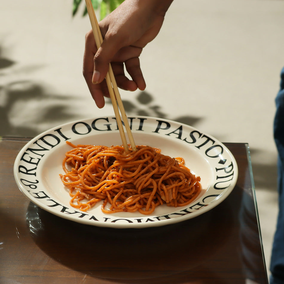 Tosca Pasta Plate Medium - Cream