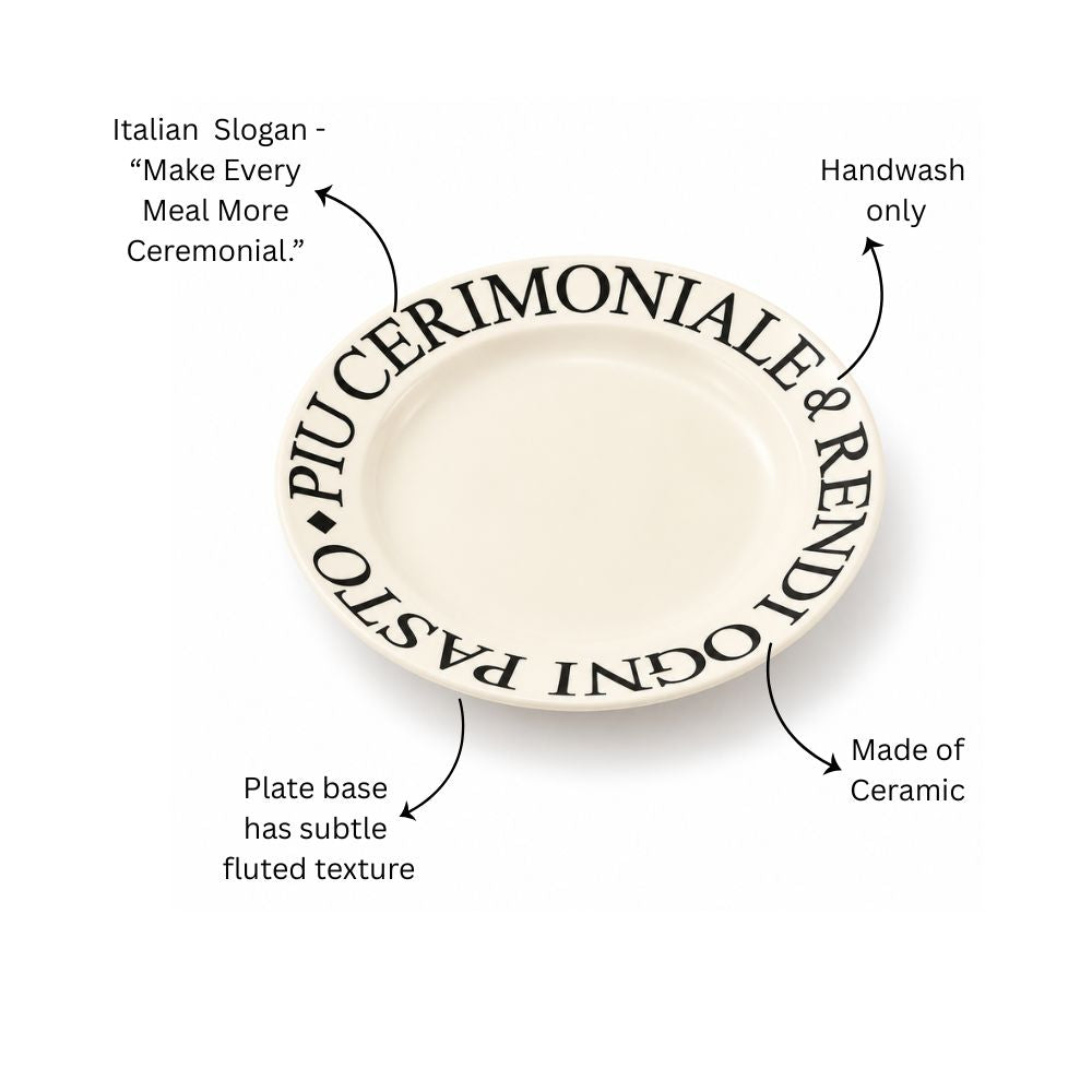 Tosca Side Plate - Cream