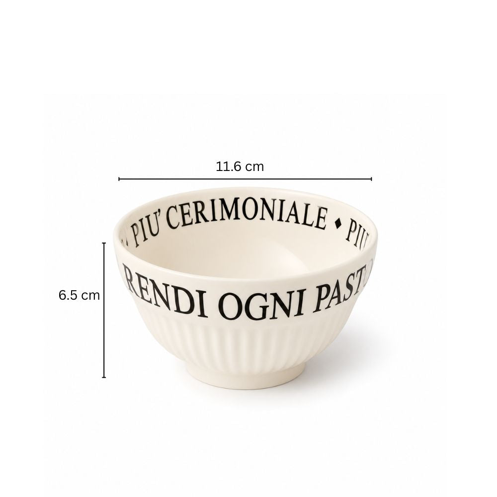 Tosca Small Bowl - Cream