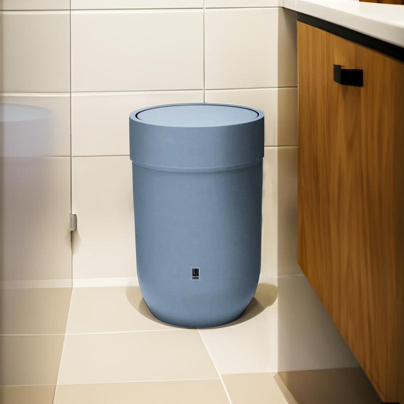 Touch Wastecan with Lid - Blue