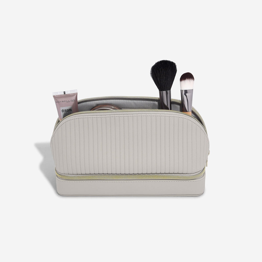 Travel Cosmetic & Jewellery Bag - Limestone
