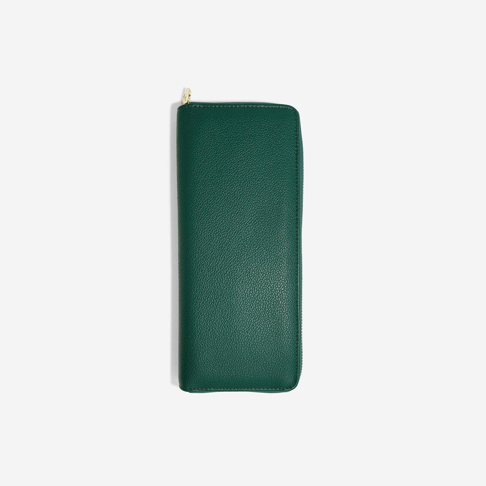 Travel Jewellery Roll Medium - Forest Green