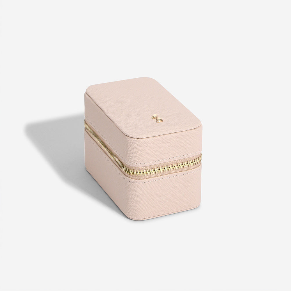 Travel Jewellery & Watch Pouch - Blush Pink