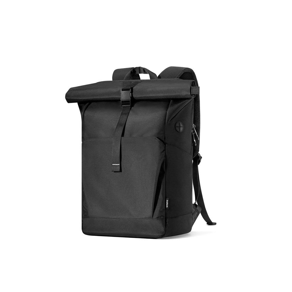 Travel Roll Top Backpack - Black