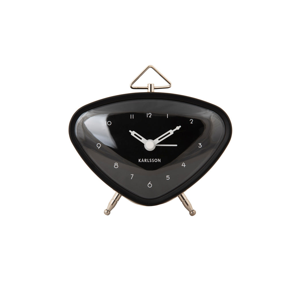 Triangle Alarm Clock - Black