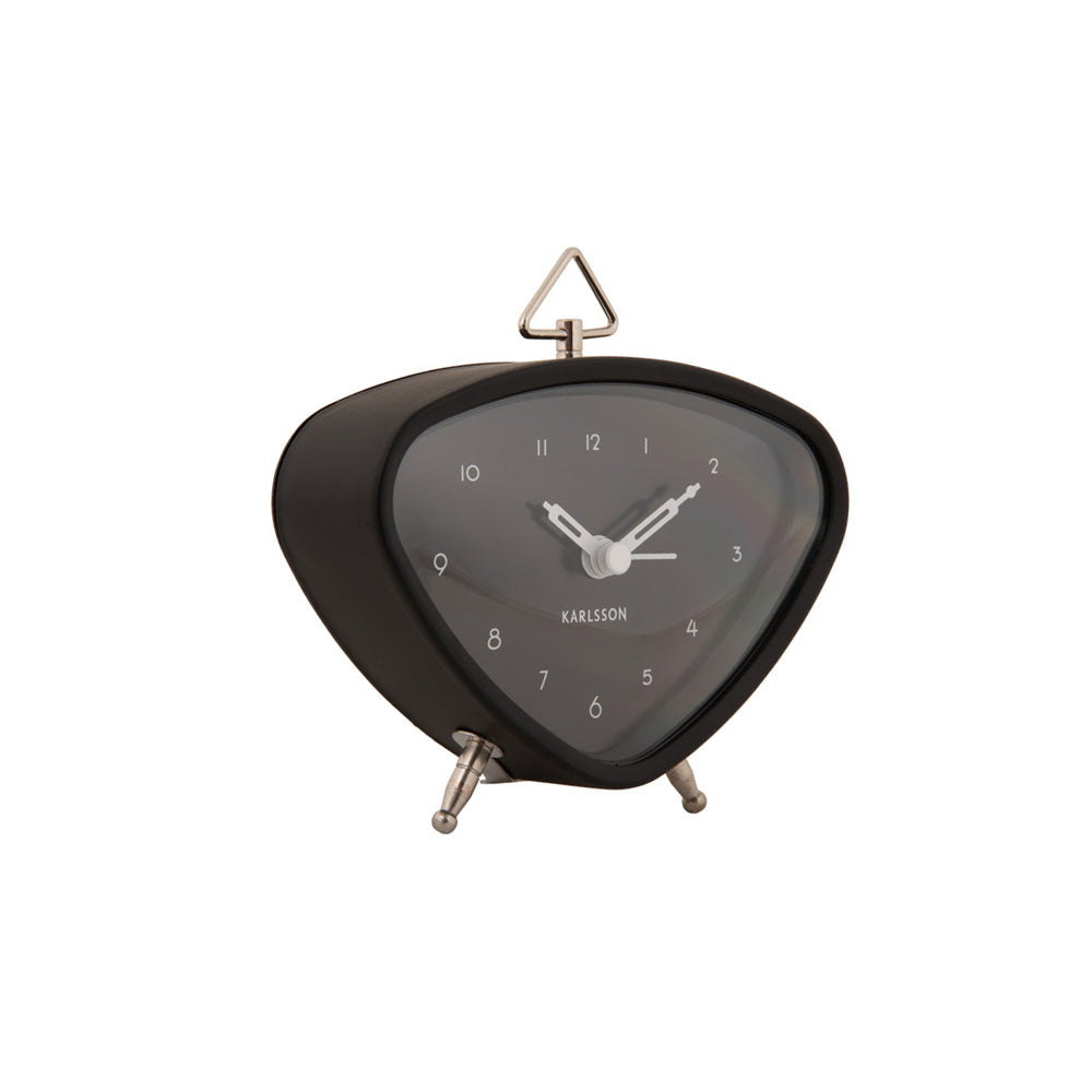 Triangle Alarm Clock - Black