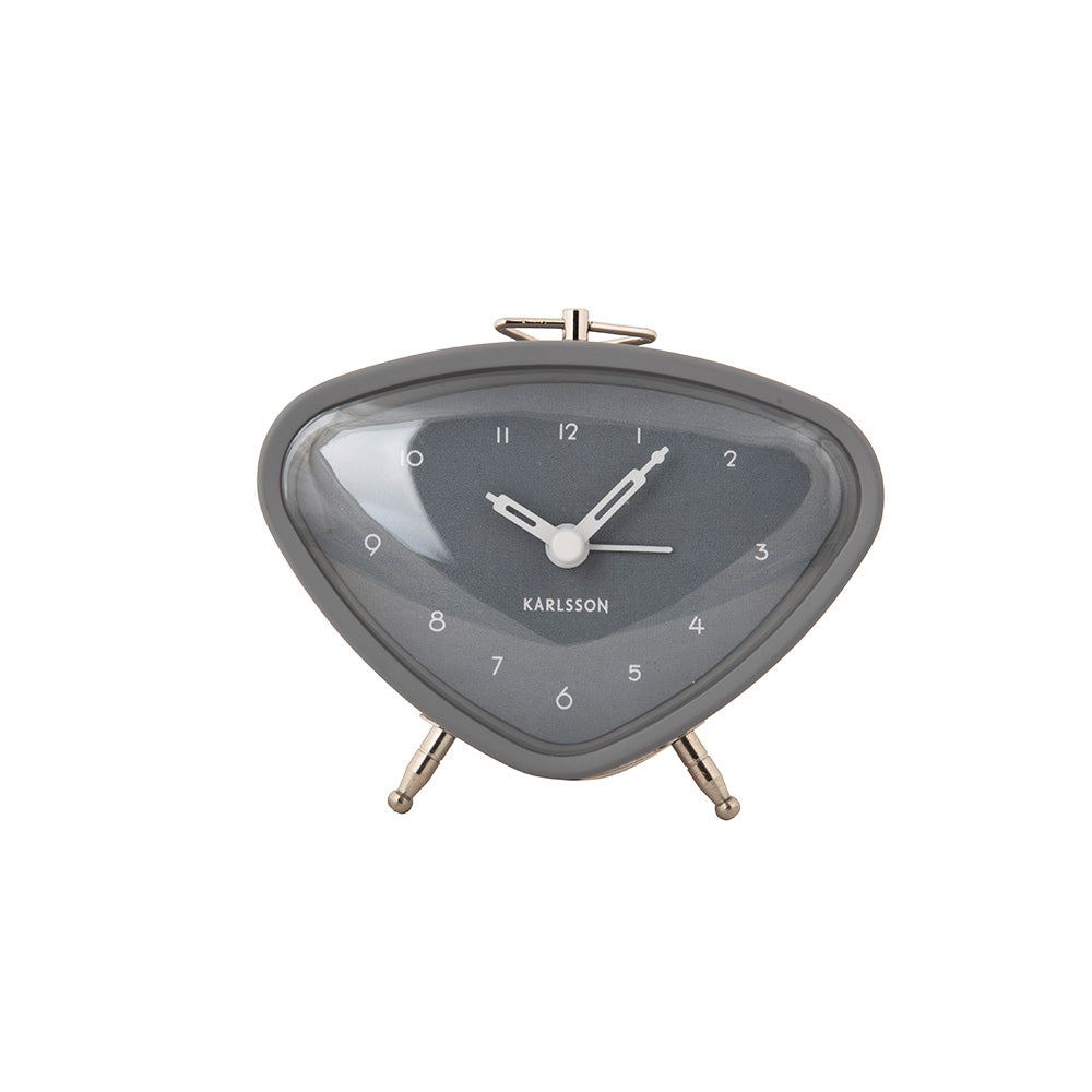 Triangle Alarm Clock - Grey