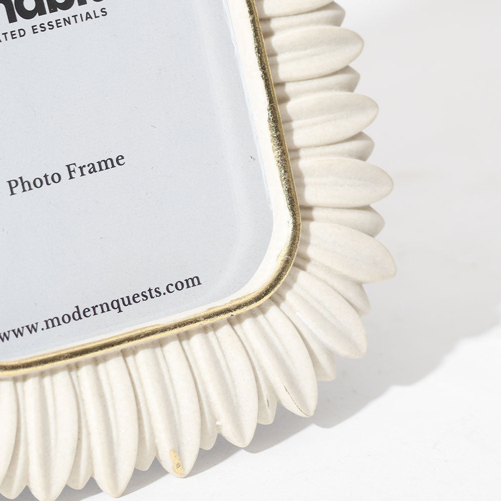 Tropicale Photo Frame Medium - Ivory Gold