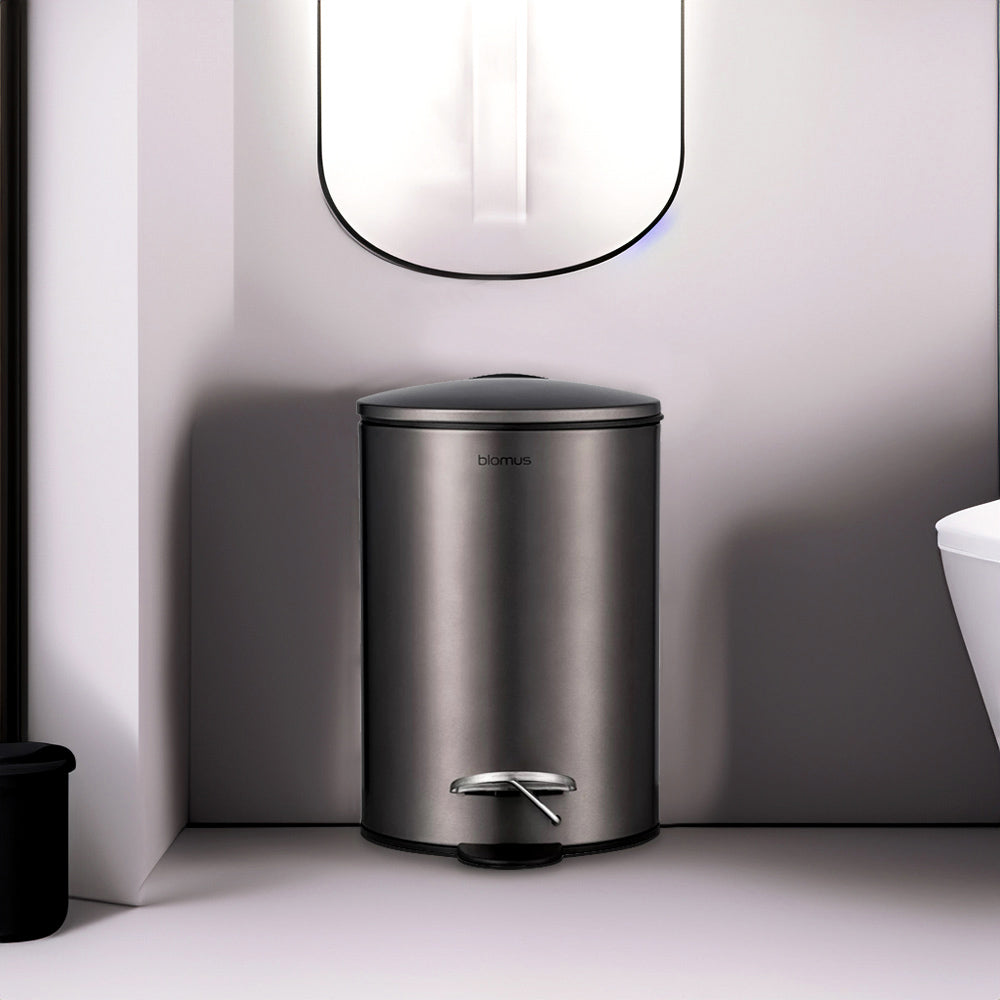 Tubo Pedal Bin Small - Burned Metal