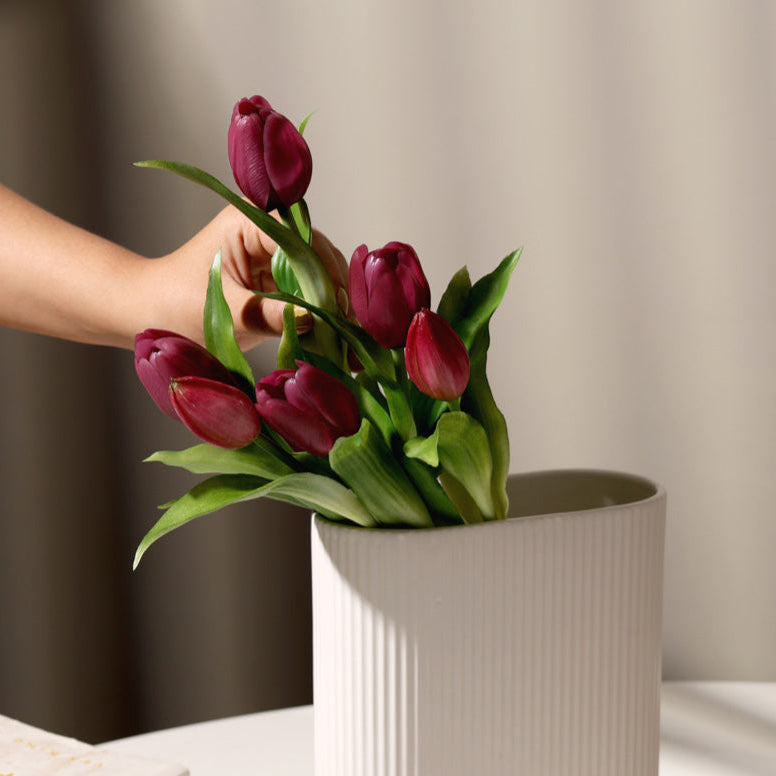 Tulip Faux Bunch - Mauve