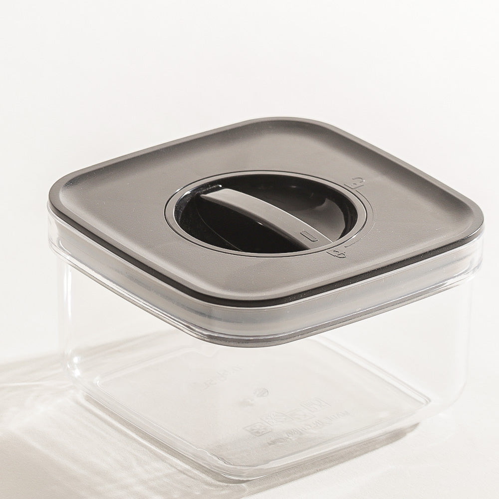 Twist Lock Storage Jar 500ml - Black