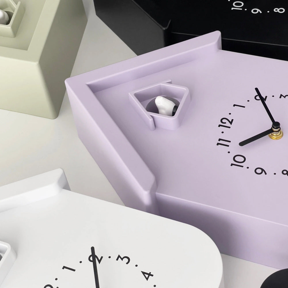 Twitter Cuckoo Wall Clock With Pendulum - Purple