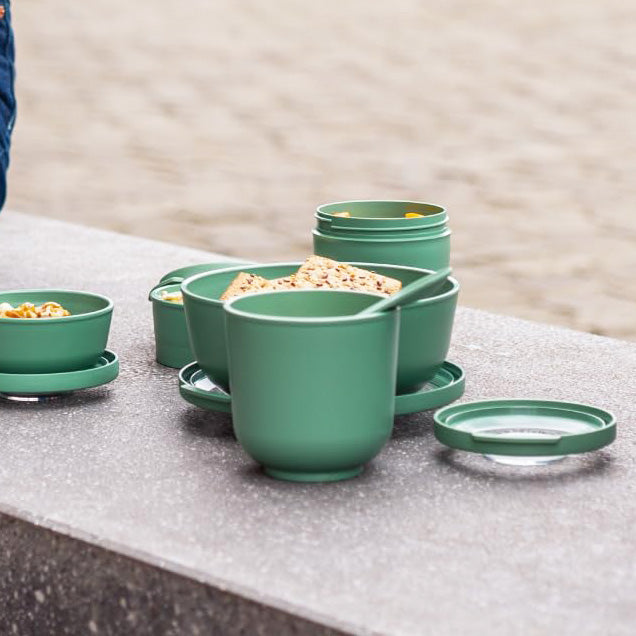 Tylla Storage Bowl with Lid 500ml - Sage Green