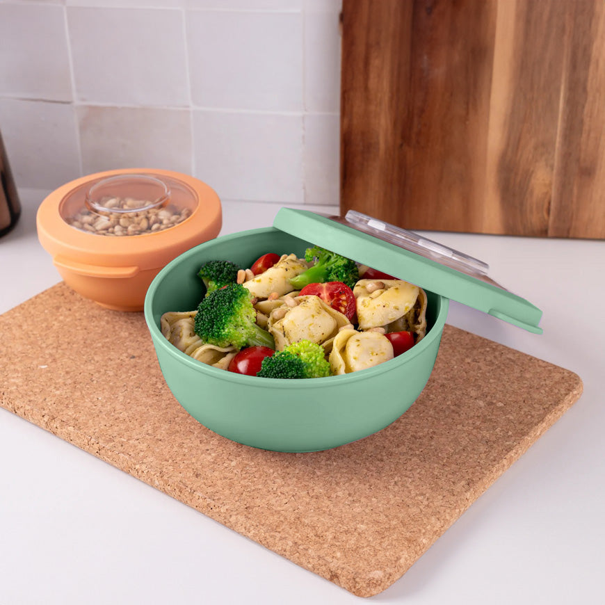 Tylla Storage Bowl with Lid 700ml - Sage Green