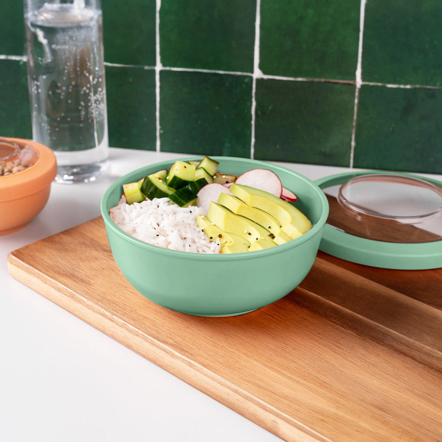 Tylla Storage Bowl with Lid 700ml - Sage Green