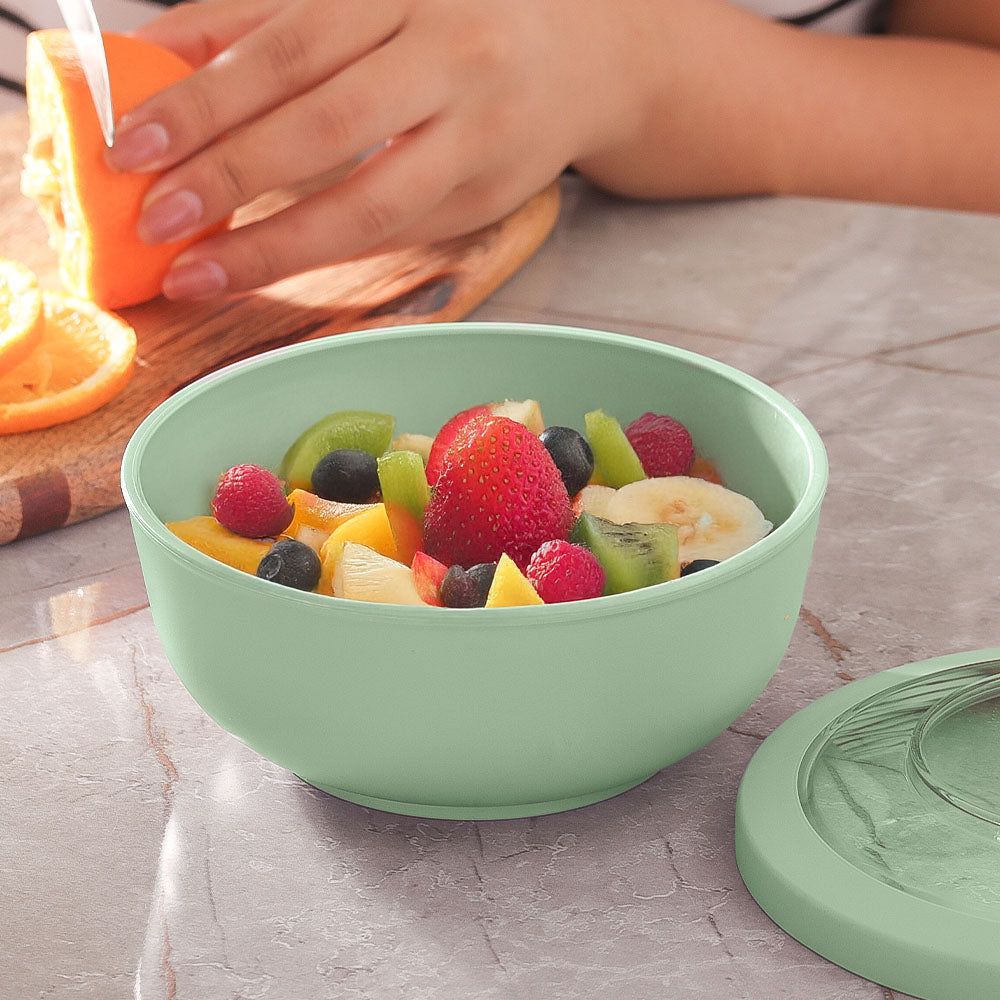 Tylla Storage Bowl with Lid 700ml - Sage Green