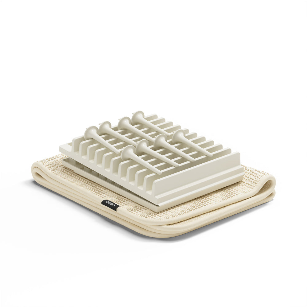 UDry Peg Drying Rack with Mat - Linen