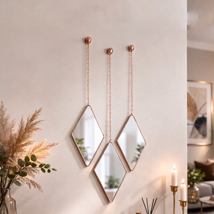 Umbra Dima Mirrors, Set of 3 - Copper