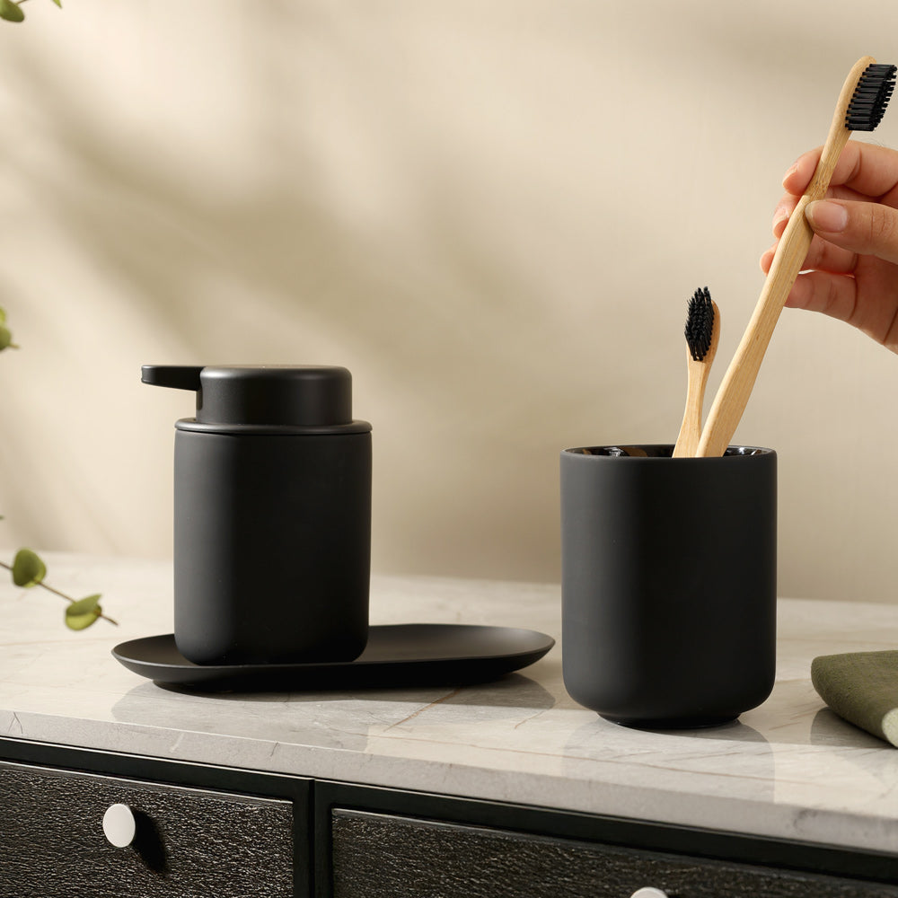 Ume 3-piece Bathroom Set - Black