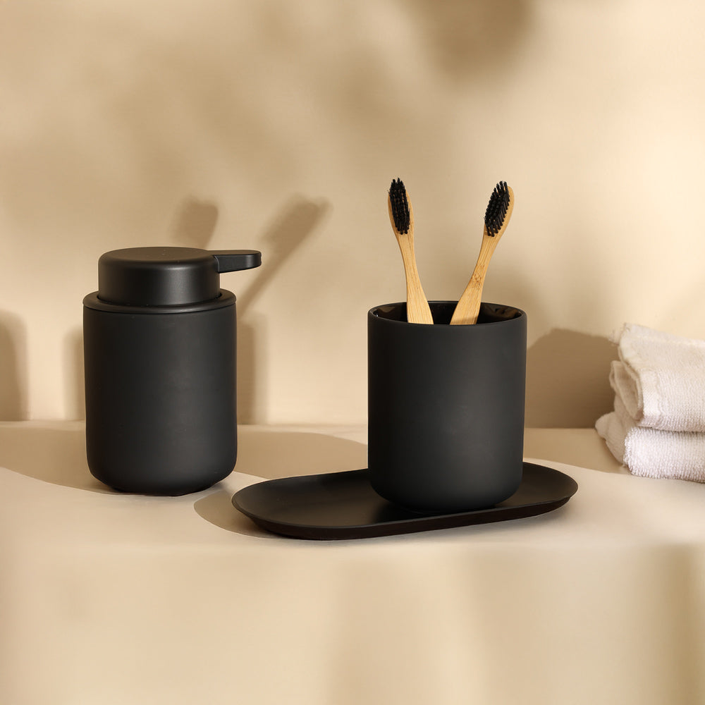 Ume 3-piece Bathroom Set - Black