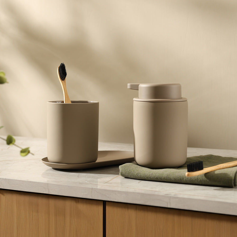 Ume 3-piece Bathroom Set - Taupe
